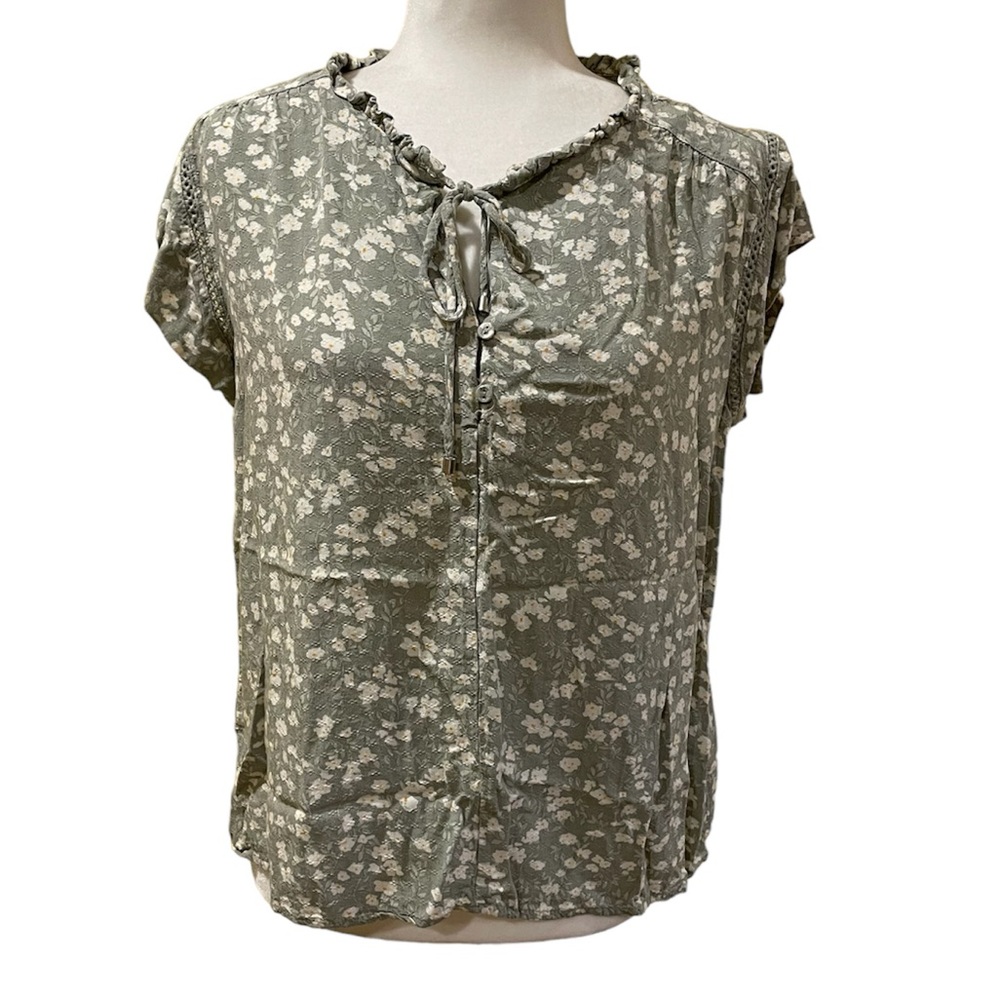 Buffalo David Bitton Floral Top Medium